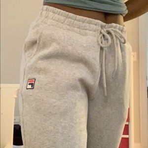 Gray Fila Joggers